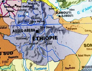 Carte d'Ethiopie